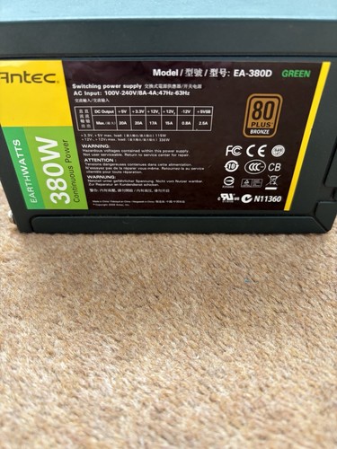 Antec earthwatts 380d - antec,