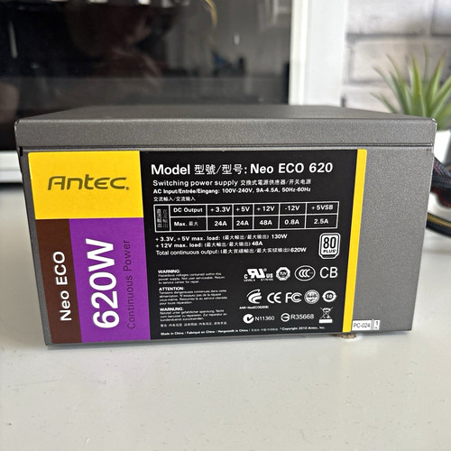 Antec neo eco 620w atx - 620w, 80
