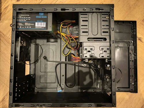 Damaged case with 500w - pc,